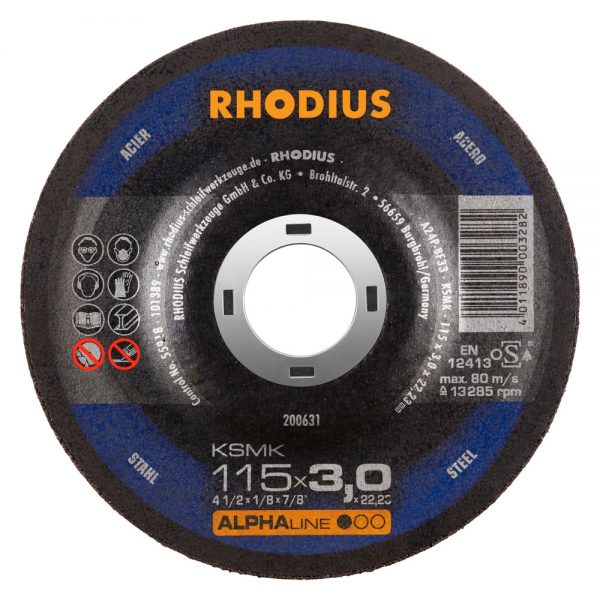 Δίσκος κοπής μετάλλου rhodius ksmk 115x3x22.23