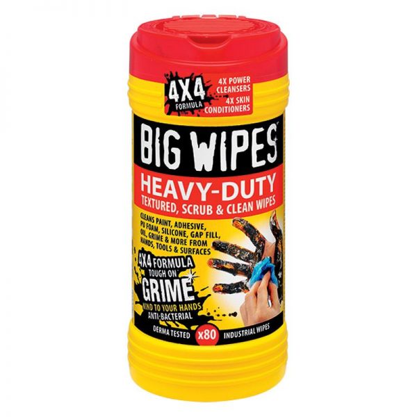 Επαγγελματικά μαντηλάκια big wipes HEAVY DUTY (80τεμ.)